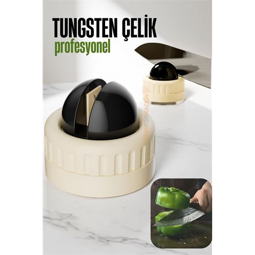 Modacar Bıçak Bileyici Pratik Vantuzlu Tungsten Çelik 