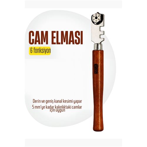 Modacar Elmas Cam Kesici - Kalem Tipi Cam Kesici Cam Kesme Elması 