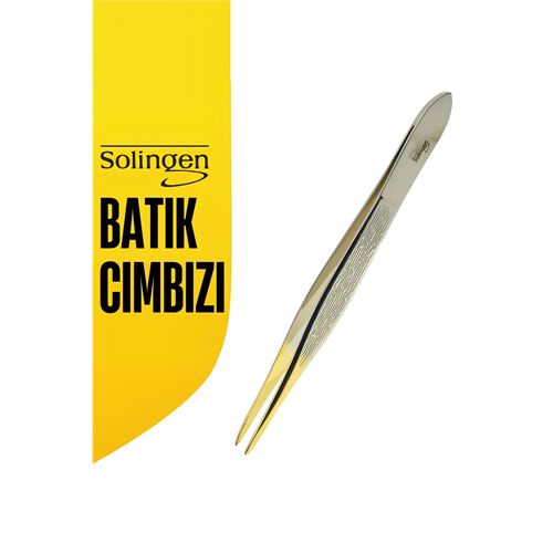 ModaCar İnce Uçlu Batık Cımbızı - Şık ve Hassas Kaş Şekillendirme Solingen Professional 