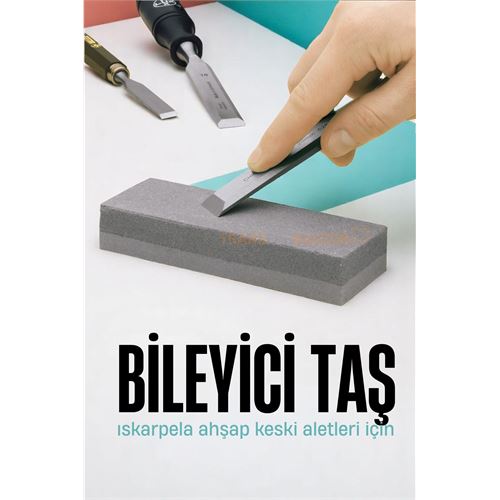 ModaCar Iskarpela Ahşap Keski Oyma Aletleri Bileyici Taş 2 Taraflı 