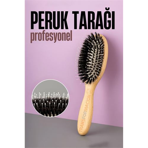 ModaCar Peruk Tarağı - Peruk Bakım Tarağı Ahşap 