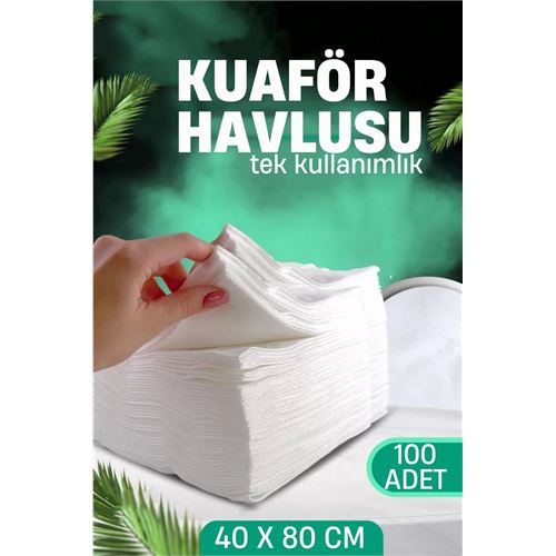 ModaCar Tek Kullanımlık Kuaför Havlusu - Berber Havlusu Spa Havlusu Medikal Havlu 100 Ad 