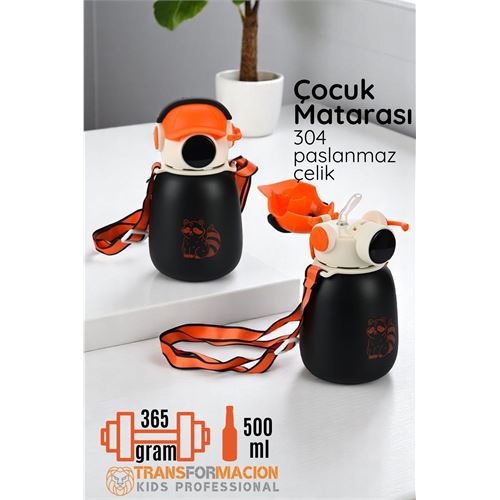 Modacar Inox Çelik Hafif Çocuk Matarası 500 ml KAPASİTELİ 