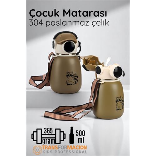 Modacar Inox Çelik Hafif Çocuk Matarası 500 ml KAPASİTELİ 