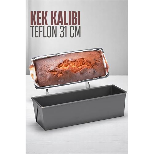 Modacar Teflon Kek Pişirme Kalıbı Baton Kek Kalıbı 31 cm 